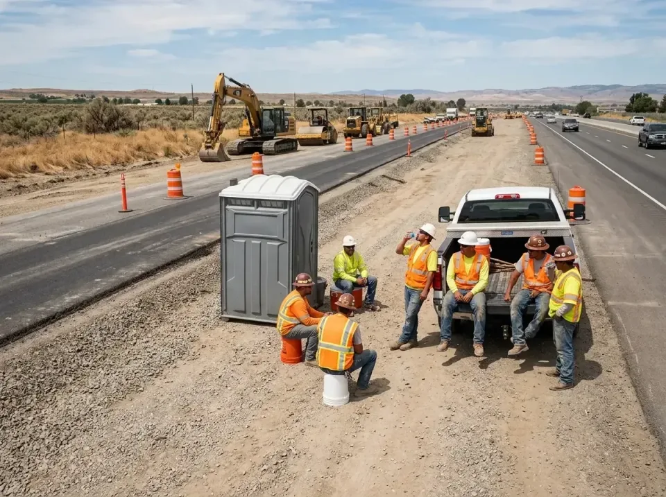 highway-road-construction-crew-007 — frequently asked questions, Porta Potty and Restroom Rentals in Show Low, AZ
